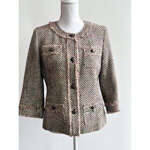 Talbots Blazer gold colored‎ crest buttons SZ: 8P